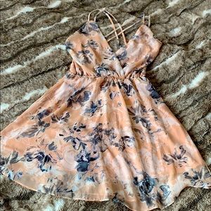 Backless strappy dress